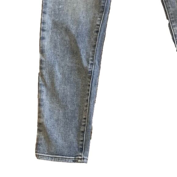 Express high rise flexx hyper stretch skinny jeans size medium light wash - Picture 3 of 11